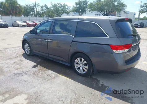 2016 Honda Odyssey Ex-L из США, поврежденный, VIN 5FNRL5H65GB085336